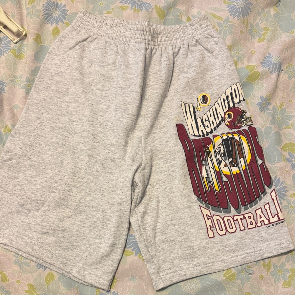 Washington Redskins Gray Kids Shorts Vintage